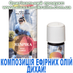 Композиція 100% ефірних олій Дихай! (Respira), Vivasan, Швейцарія