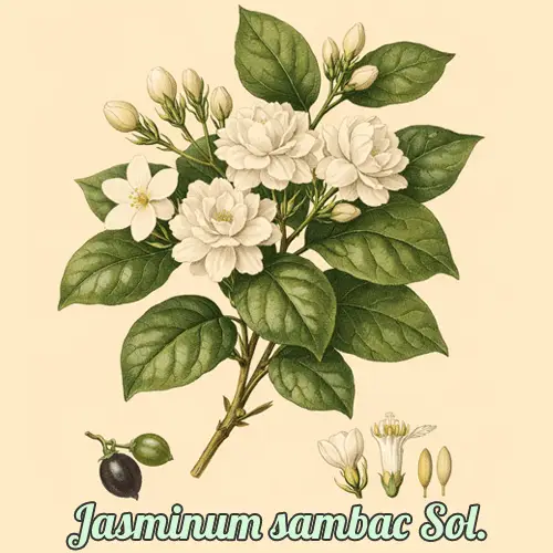Жасмин єгипетський / Jasminum sambac Sol.