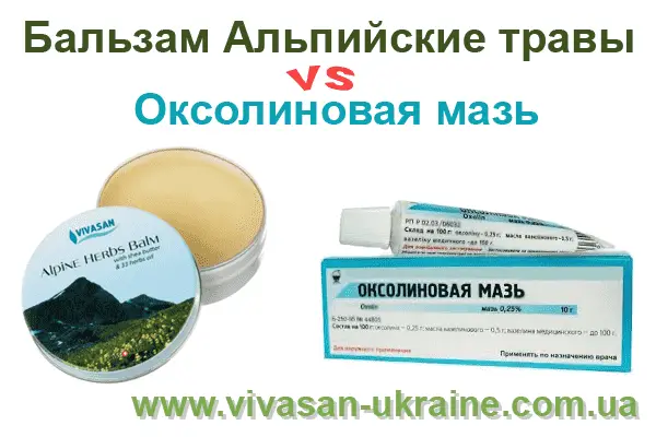 Оксолінова мазь: переваги та недоліки. Альтернатива у вигляді бальзаму Альпійські трави: властивості, застосування у профілактиці ГРВІ та інших захворювань.