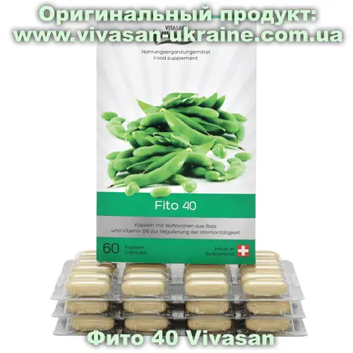 Фито 40 / Fito 40 60 таблеток, Vivasan, Швейцария. Минерально-витаминные комплексы