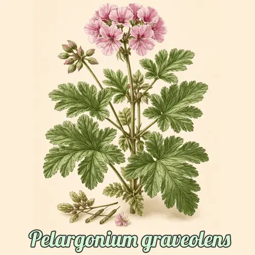 Герань египетская / Pelargonium graveolens